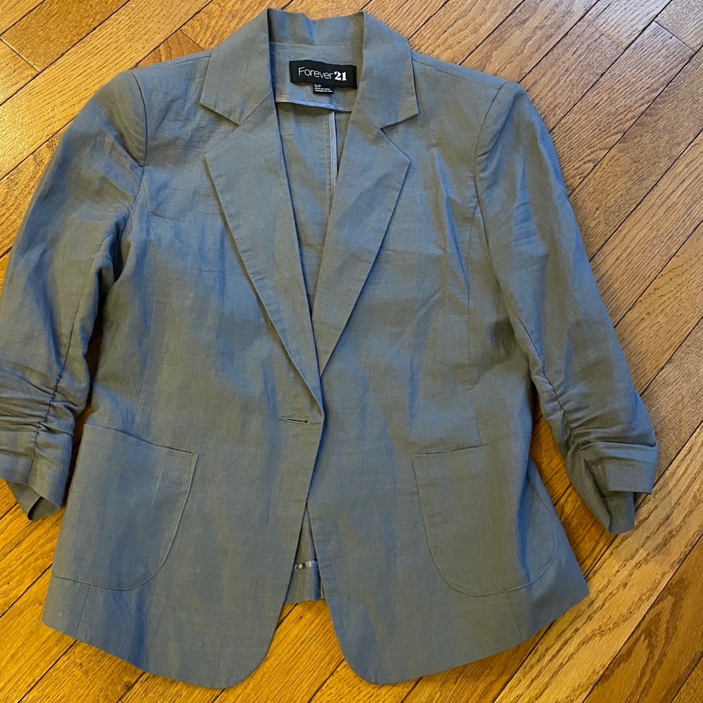 Forever 21 Charcoal Blazer
